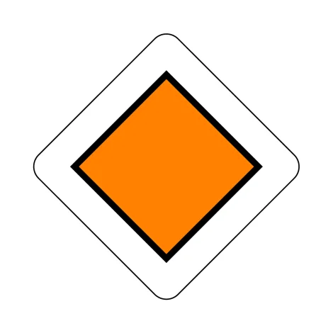 Bord B9 — Voorrangsweg